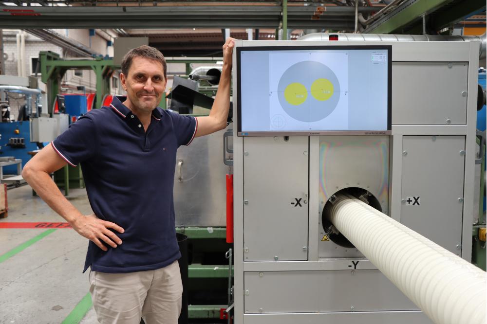 Weltweit einzigartige Pr&uuml;fl&ouml;sung in der Produktion der BRUGG Pipes